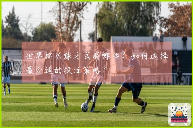 世界杯买球方式有哪些？如何选择最合适的投注策略？