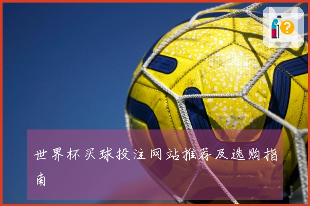 世界杯买球投注网站推荐及选购指南